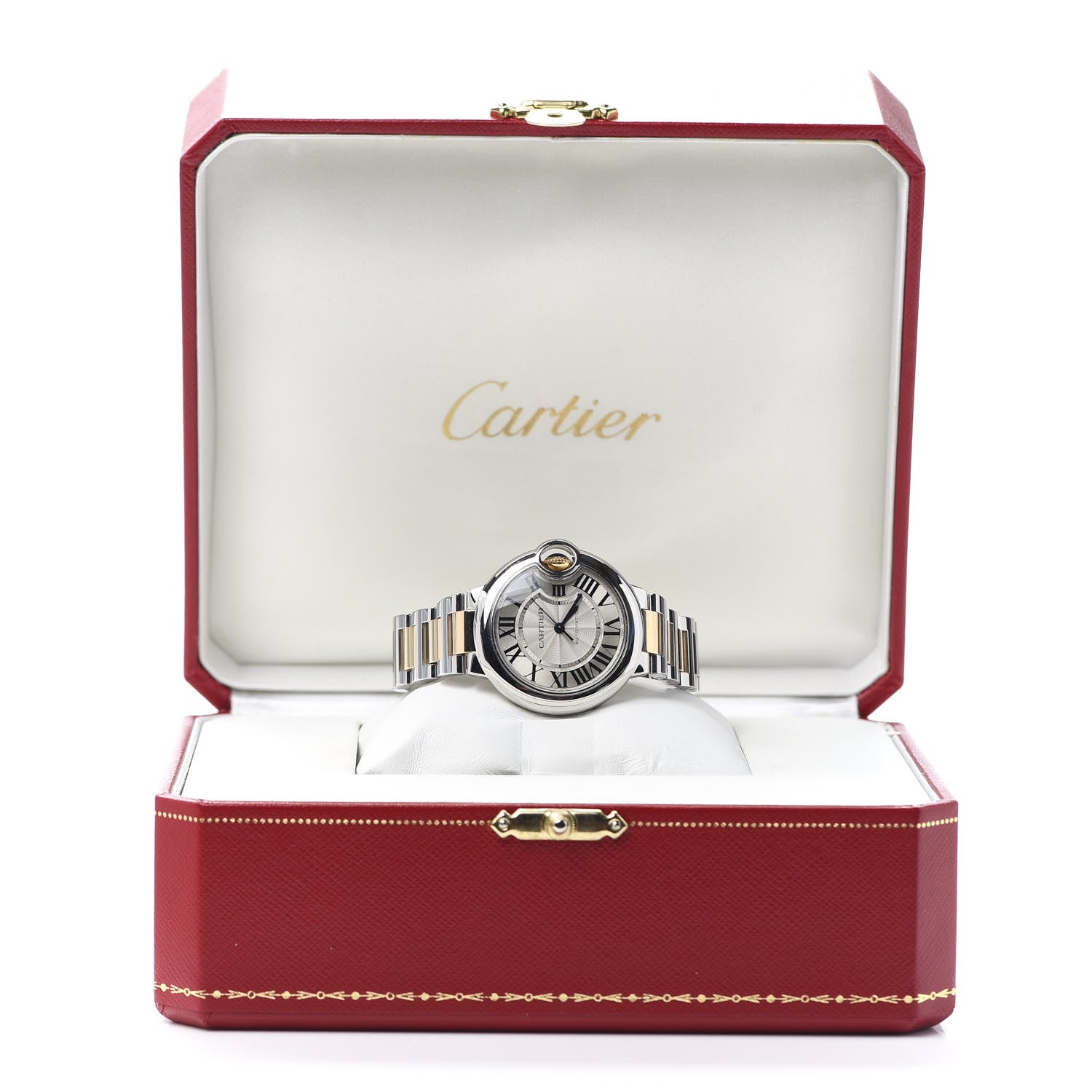 Cartier Stainless Steel 18K Yellow Gold 33mm Ballon Bleu De Cartier Automatic Watch 6 of 6