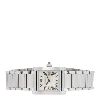 Cartier Stainless Steel 20mm Tank Francaise Quartz Watch 2 of 4