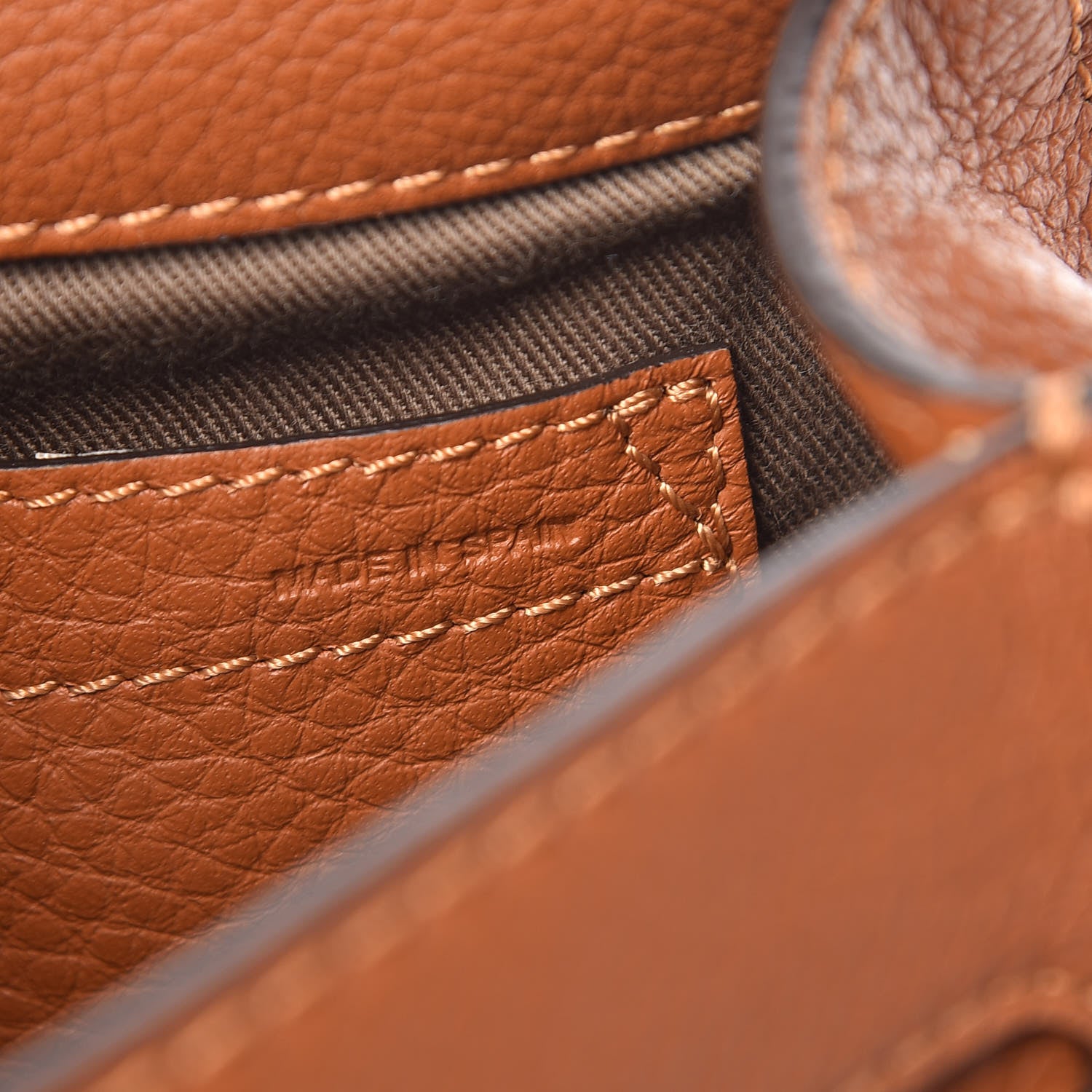 Chloe Calfskin Mini Marcie Round Crossbody Bag Tan 7 of 11