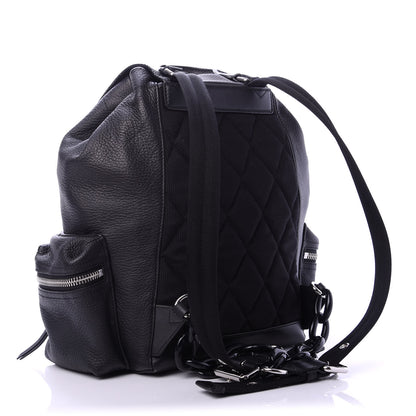 Burberry Deerskin Medium Rucksack Backpack Black 2 of 9