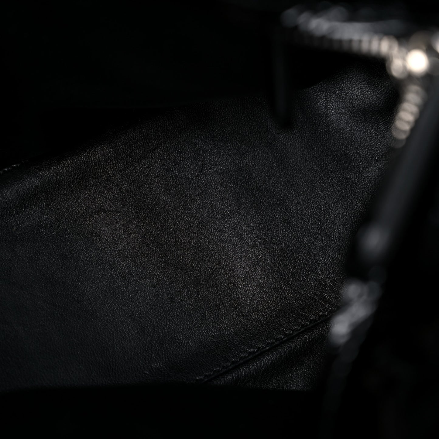 Patent Cannage Small Dior Soft Shopping Tote Black