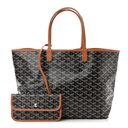 Goyard Goyardine Saint Louis PM Black Gold 1 of 9