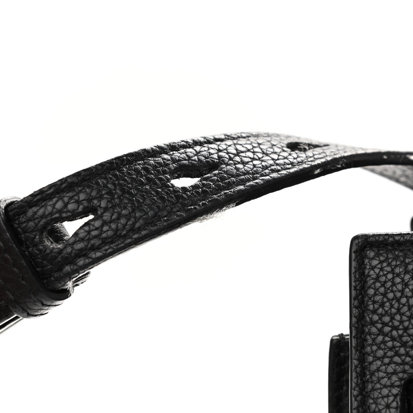 Grained Calfskin Medium Souple Sac De Jour Black