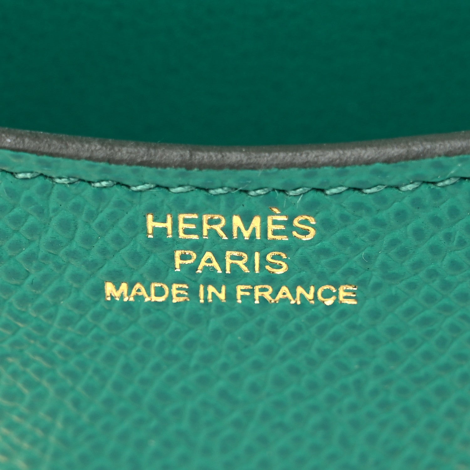 Hermes Epsom Constance Slim Wallet Vert Jade 7 of 9