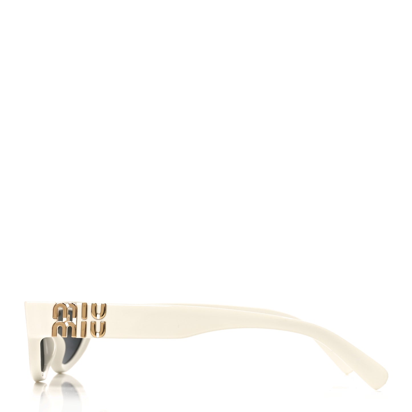 Acetate Glimpse Cat Eye Sunglasses SMU 07Z White