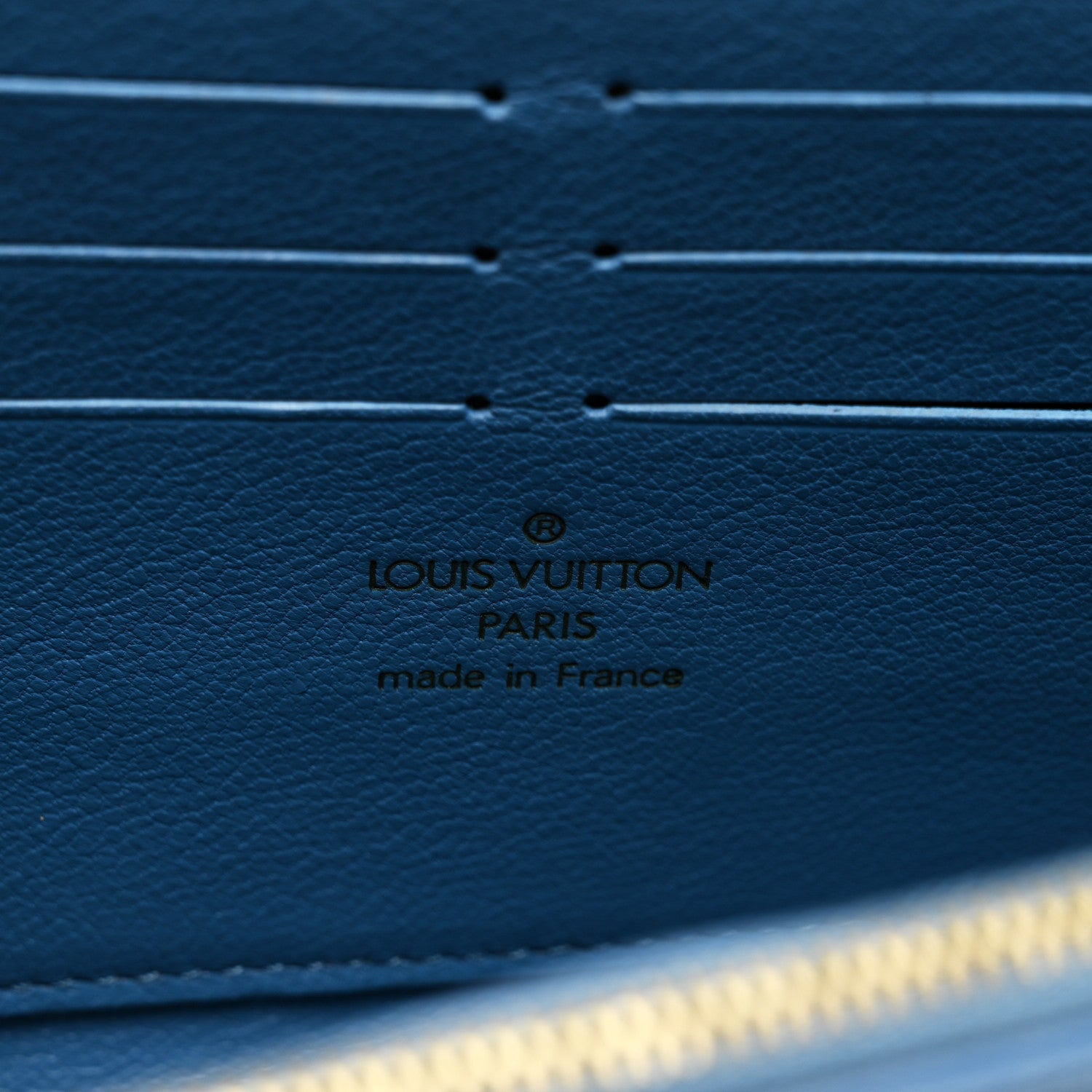 Louis Vuitton Crocodile Twist Chain Wallet Bleuet 6 of 11