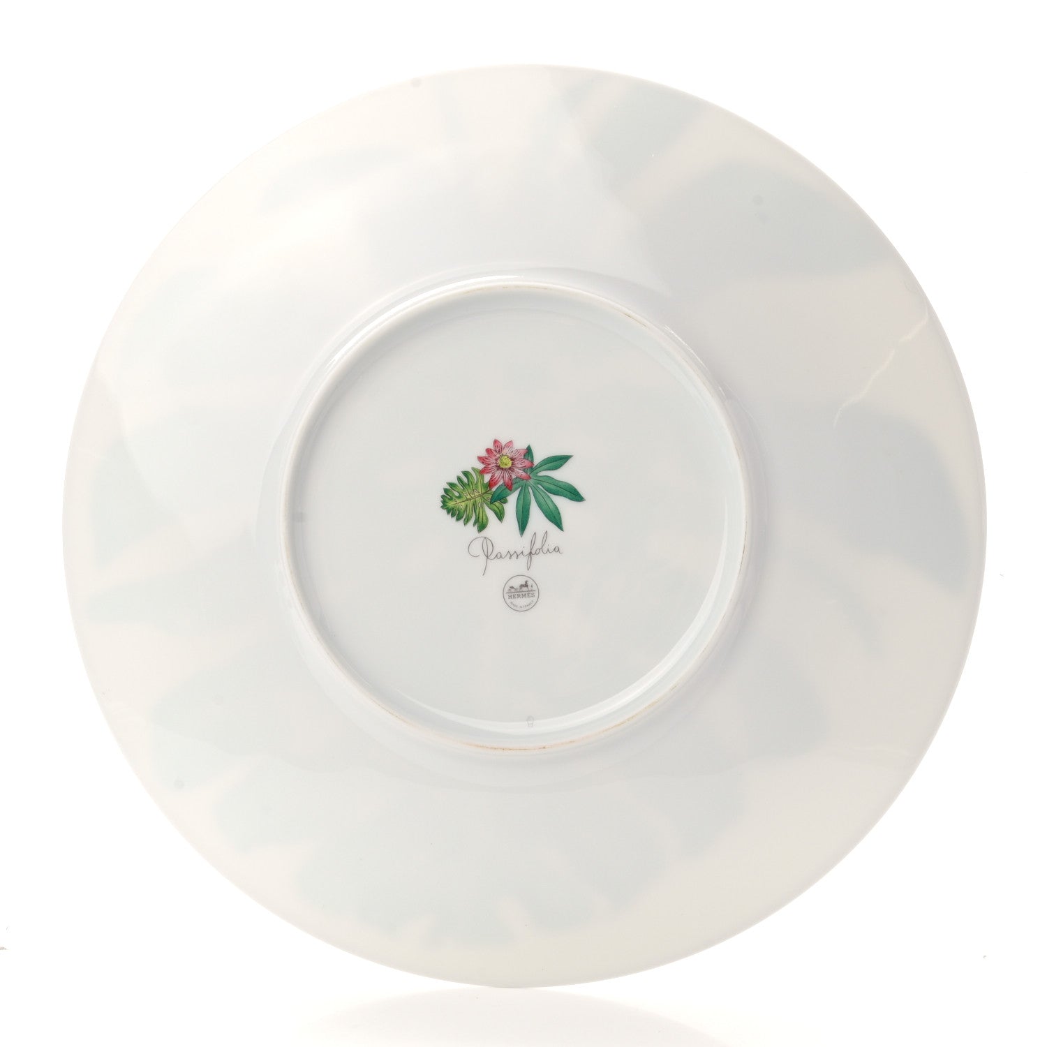 Hermes Porcelain Passifolia Dinner Plate N°1 Set of 2 3 of 8