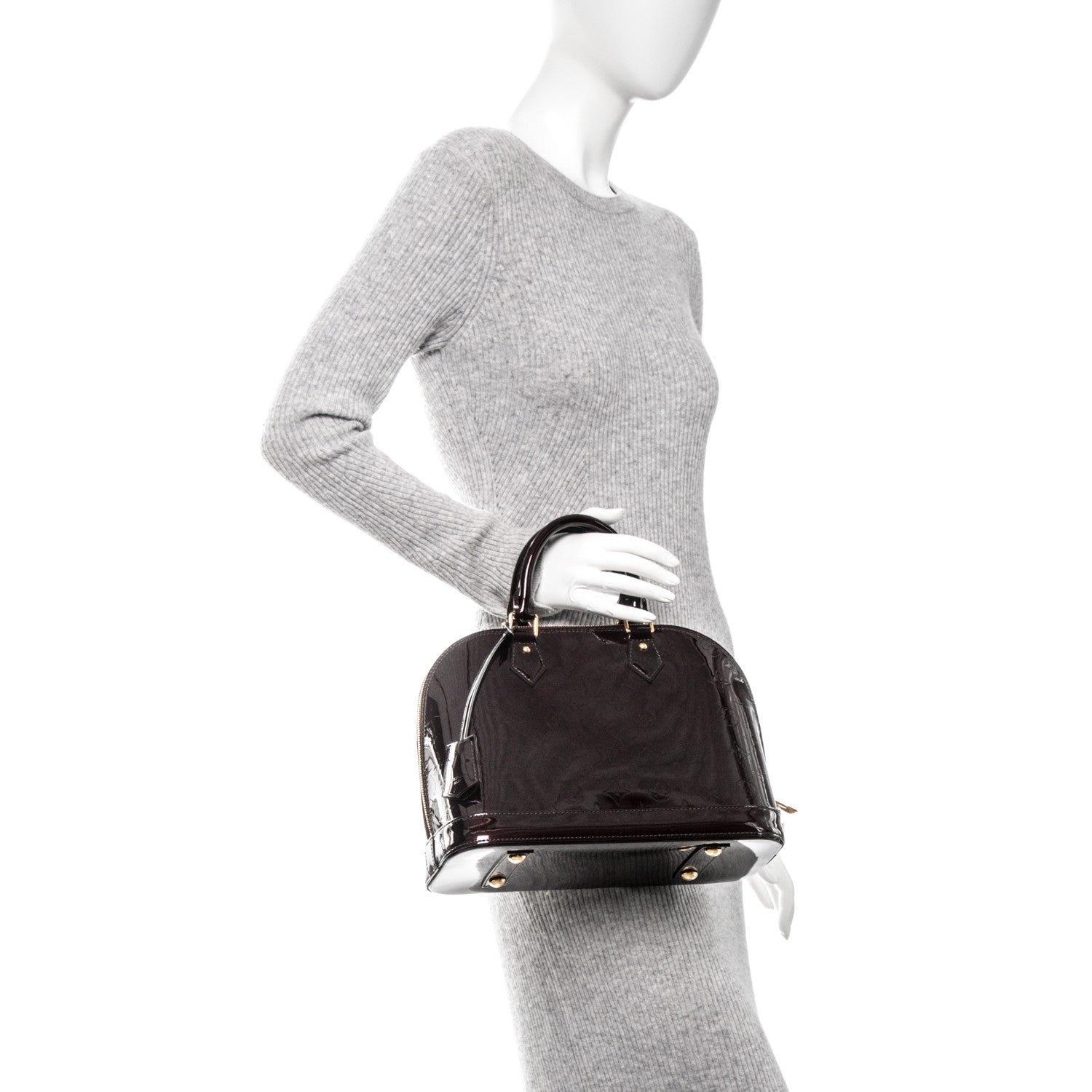 Louis Vuitton Vernis Alma PM Amarante 2 of 6