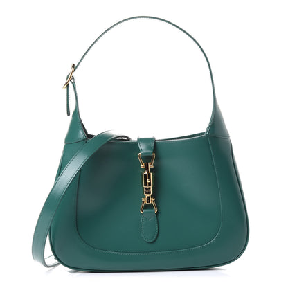 Gucci Boarded Dyana Lux Calfskin Small Jackie 1961 Hobo Emerald 1 of 11