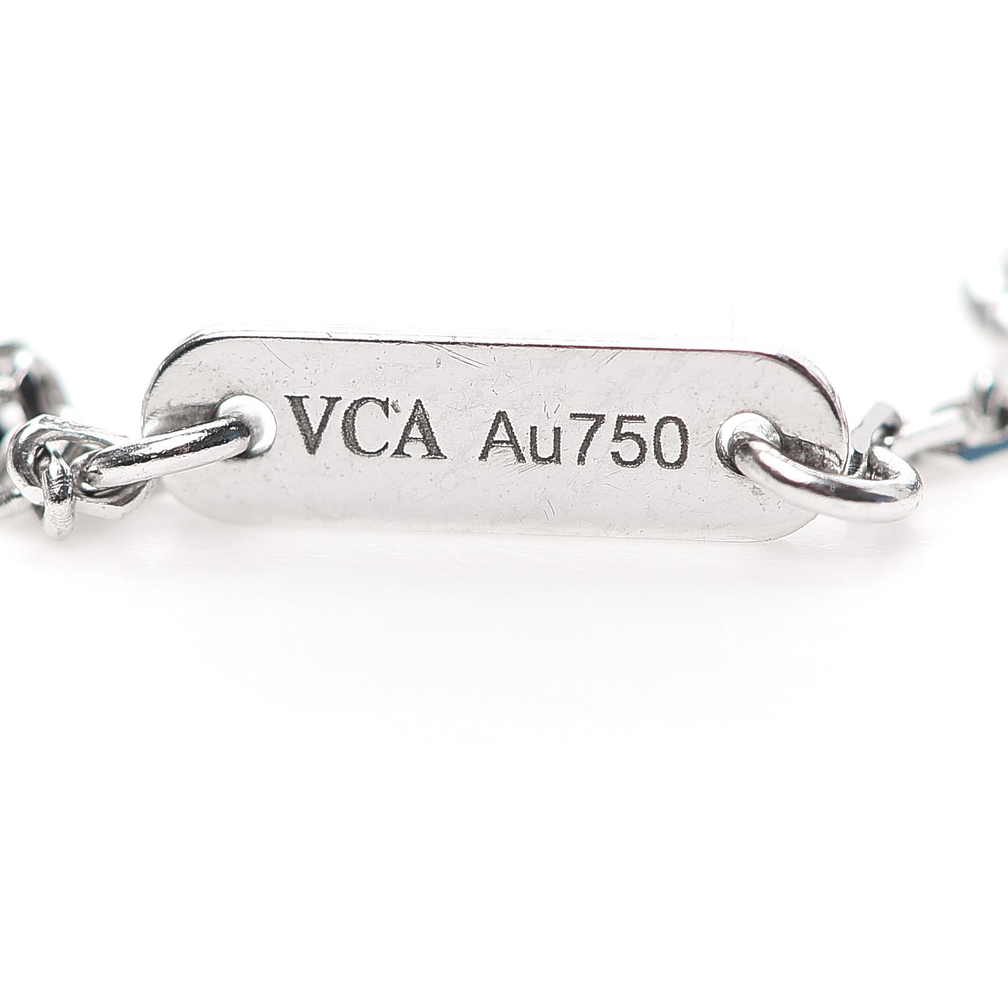 18K White Gold Turquoise Sweet Alhambra Butterfly Bracelet