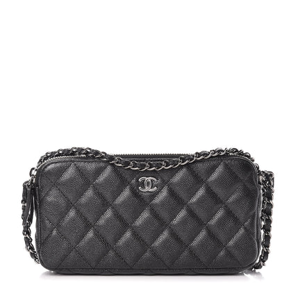 Chanel Caviar Quilted Small Clutch With Chain Black 1 of 14
