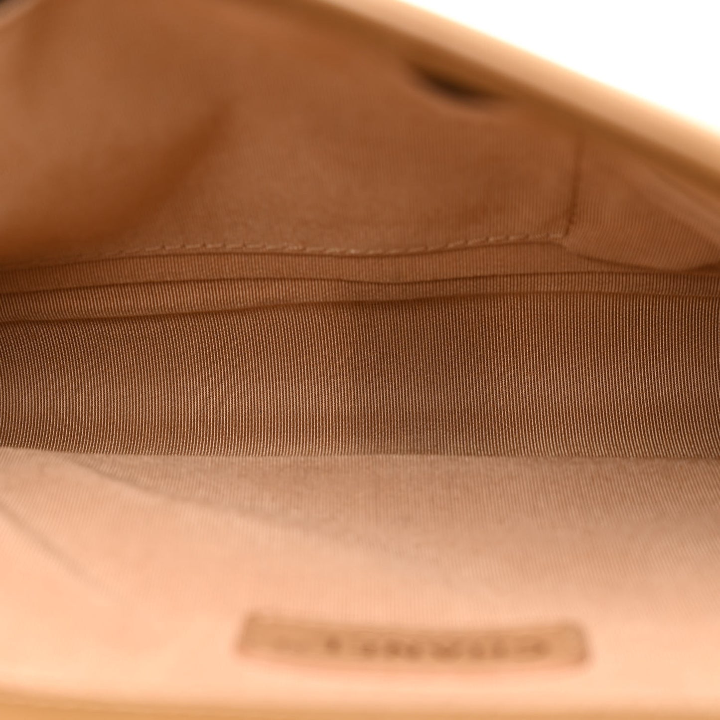 Lambskin Quilted New Medium Boy Flap Dark Beige