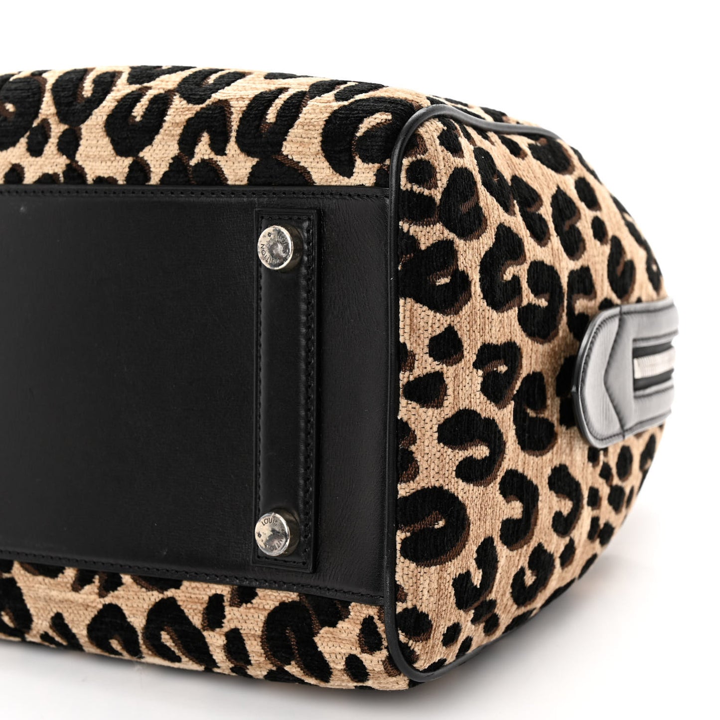 Jacquard Velvet Leopard Print Stephen Sprouse Speedy