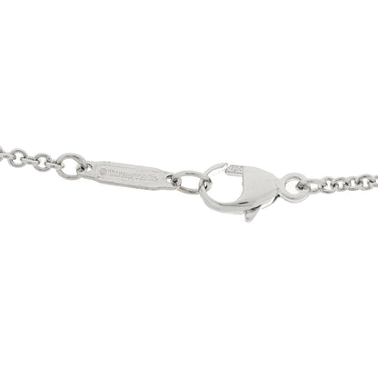Tiffany 18K White Gold Diamond Cross Stitch Pendant Necklace 5 of 5