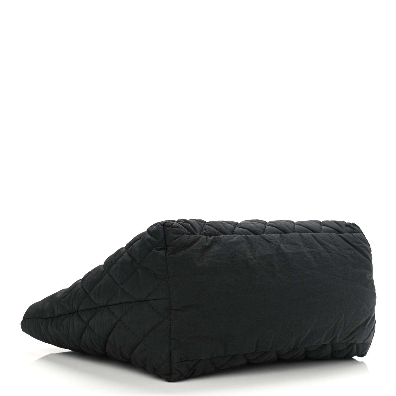 Chanel Nylon Quilted Coco Cocoon Bowler Black 4 of 11
