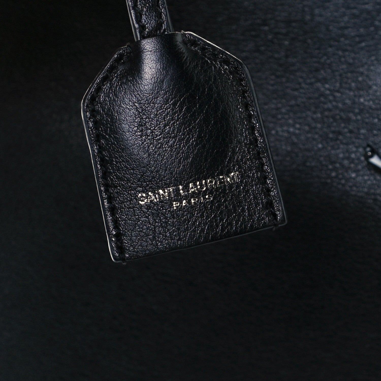 Saint Laurent Calfskin Small Monogram Cabas Black 10 of 13