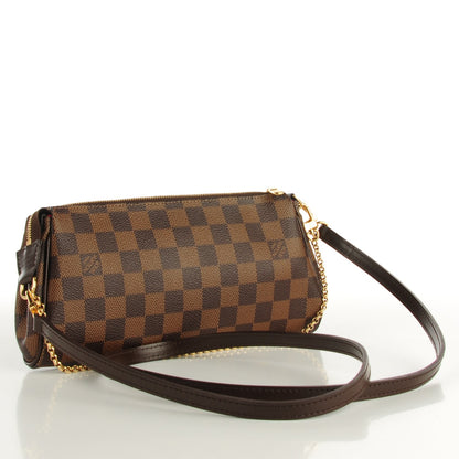 Louis Vuitton Damier Ebene Eva Clutch 3 of 7