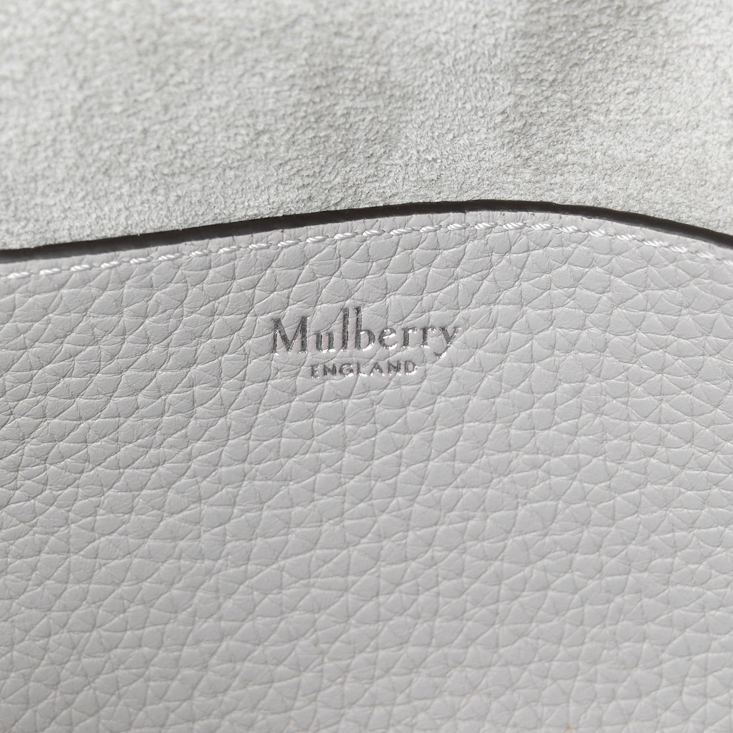 Mulberry Heavy Grain Medium Lily Pale Grey 6 of 11