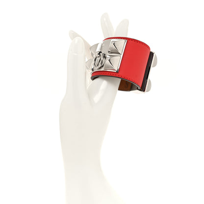 Hermes Swift Collier De Chien CDC Bracelet XS Rouge Tomate 2 of 5