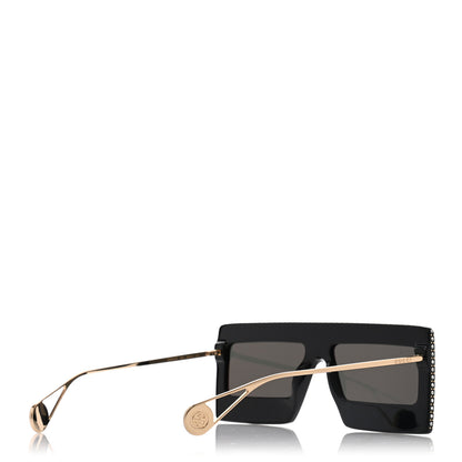 Gucci Acetate Crystal Mask-Frame Sunglasses GG0431S Black 4 of 7