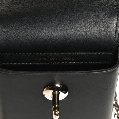 Chanel Calfskin Quilted CC Phone Holder Black 7 of 11