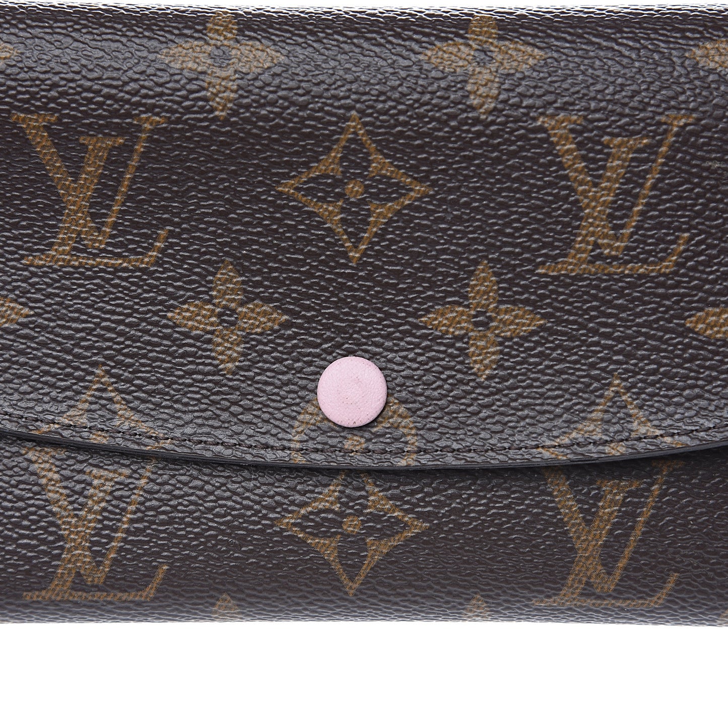Monogram Emilie Wallet Rose Ballerine
