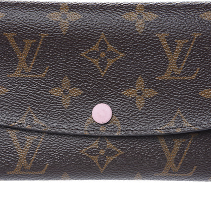 Louis Vuitton Monogram Emilie Wallet Rose Ballerine 9 of 11