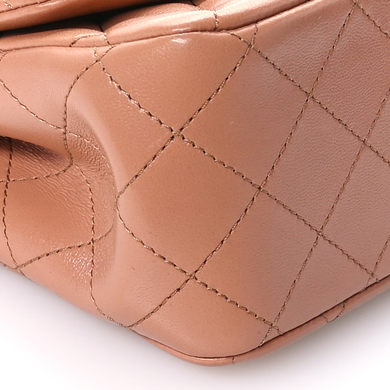 Chanel Lambskin Quilted Mini Pearl Crush Flap Brown Brown 9 of 11