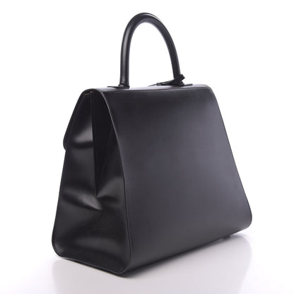 Delvaux Calfskin GM L'Humour Brillant Satchel Black 2 of 10