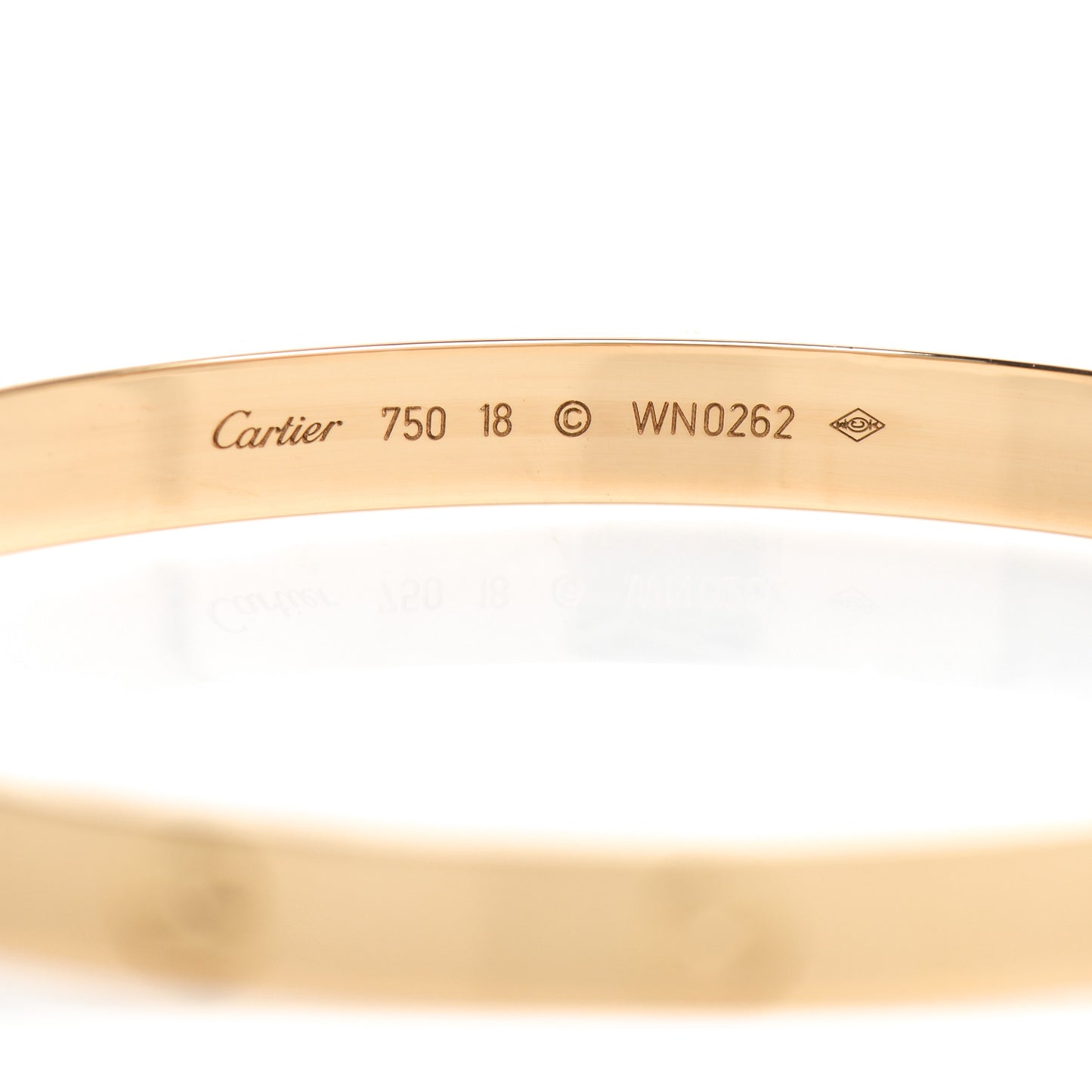 18K Yellow Gold LOVE Bracelet 18