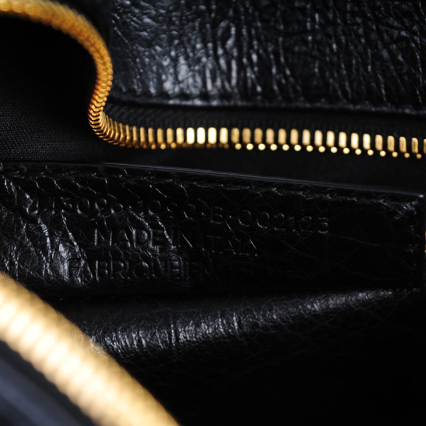 Agneau Small Bazar Shopper Tote Black Rouge Groseille