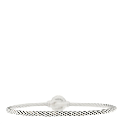 David Yurman Sterling Silver Blue Topaz 3mm Chatelaine Bracelet 2 of 3
