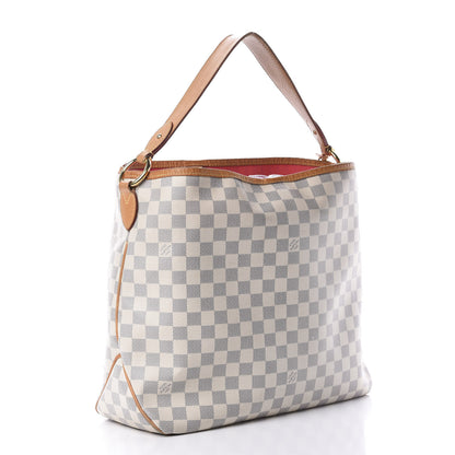 Louis Vuitton Damier Azur Delightful MM Pink 2 of 17