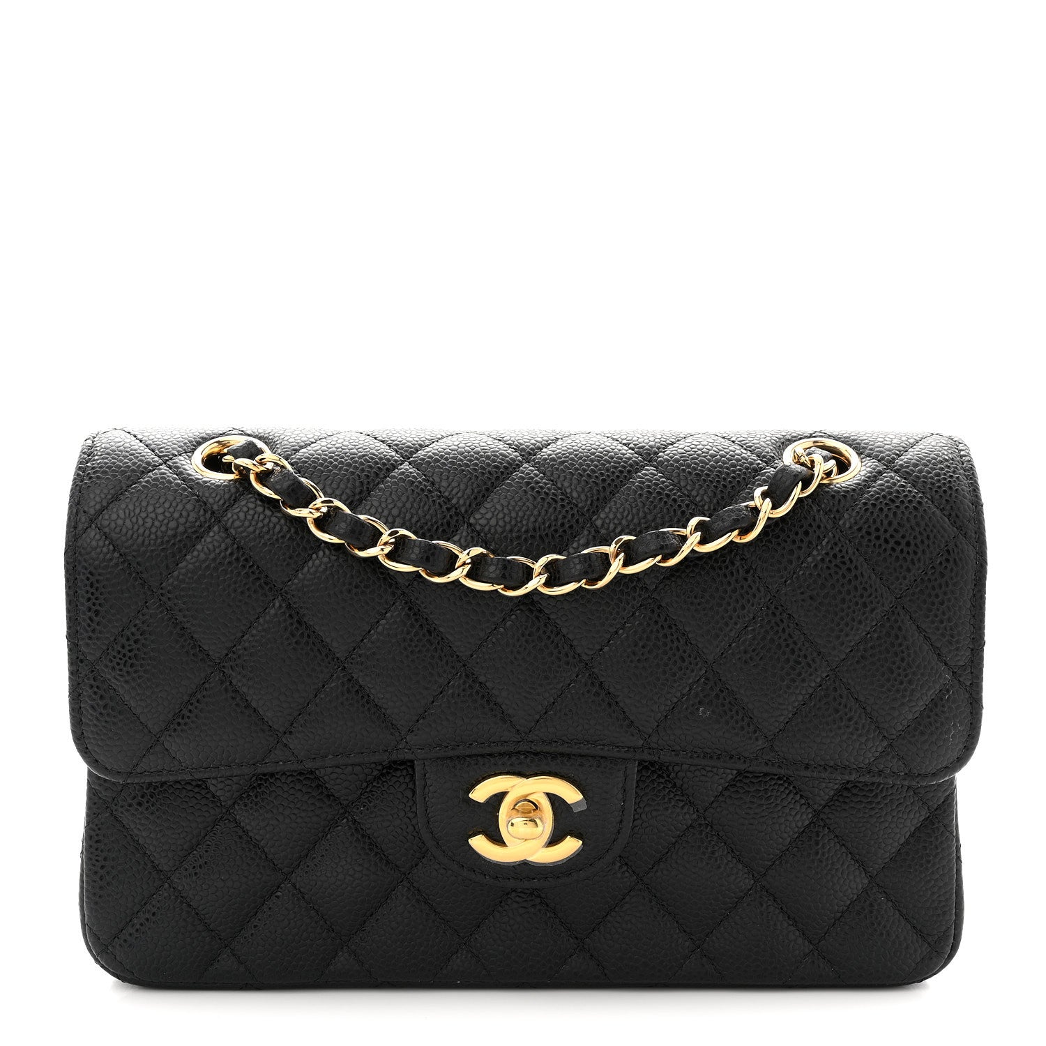 Chanel Caviar Quilted Small Double Flap Black 1 of 11