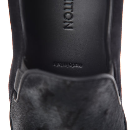 Louis Vuitton Pony Hair Frontrow Slip On Sneakers 8 Anthracite 7 of 9