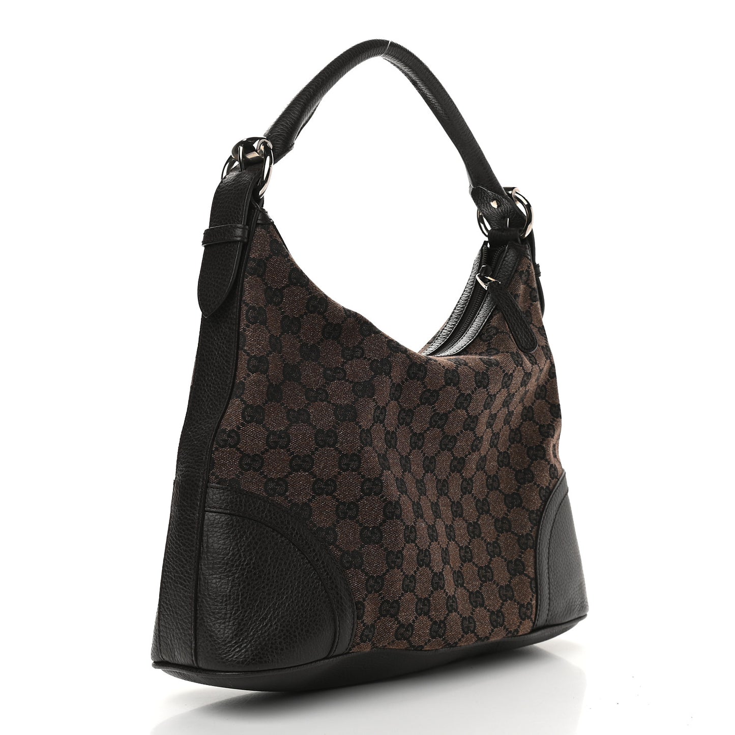 Monogram Hobo Dark Brown