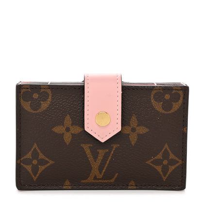 Louis Vuitton Monogram Gusset Card Holder Rose Ballerine 1 of 6