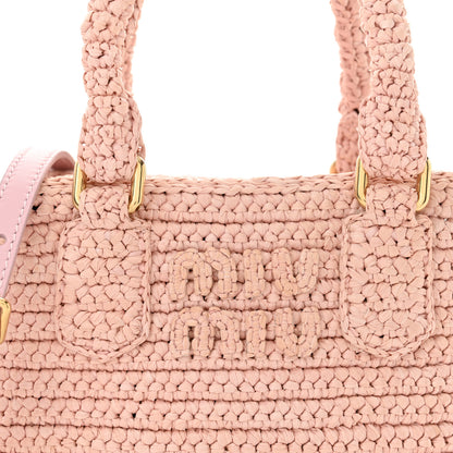 Miu Miu Crochet Calfskin S Narrow Arcadie Alabaster Pink 8 of 11