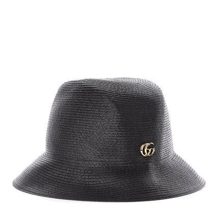 Gucci Raffia Double G Hat S Black 1 of 6