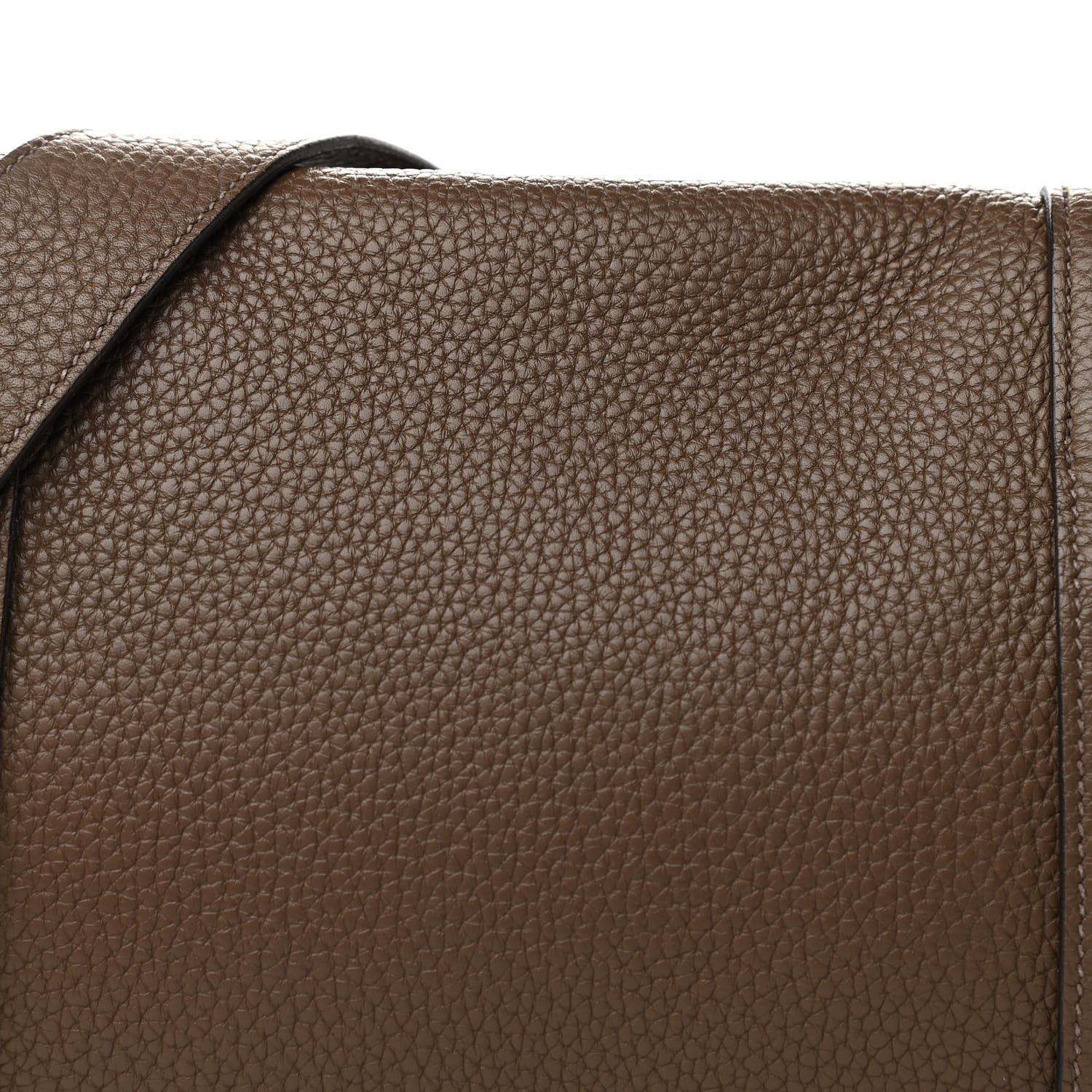 Hermes Taurillon Clemence Steve Caporal Messenger Cacao 7 of 9