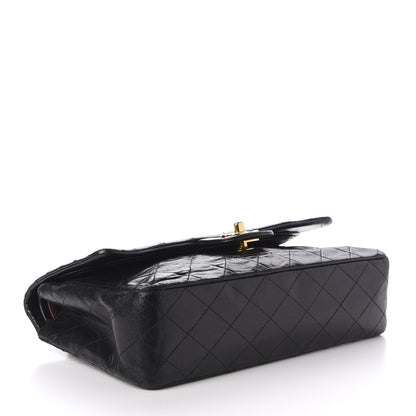 Chanel Lambskin Quilted Medium Double Flap Black 4 of 16