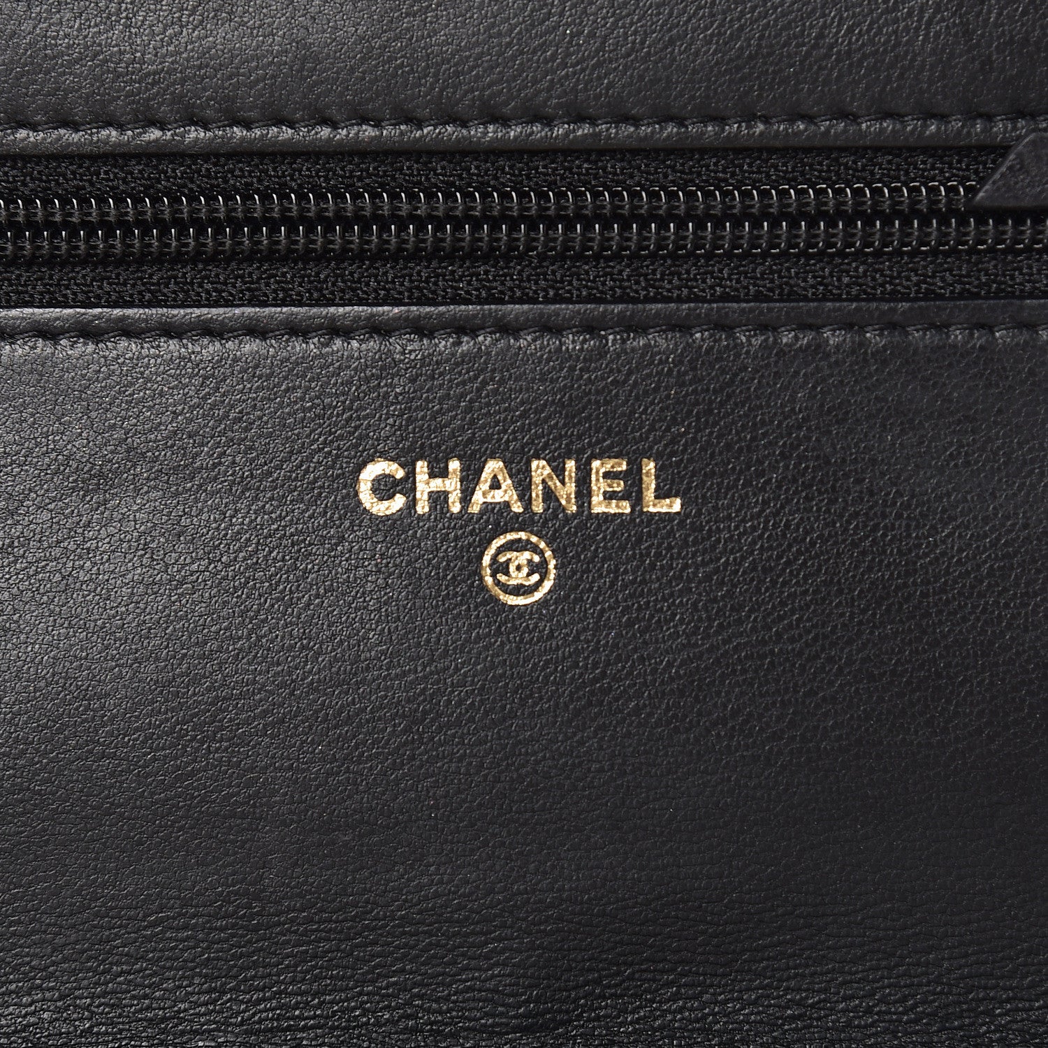 Chanel Lambskin Quilted Golden Class Wallet on Chain WOC Black 9 of 39