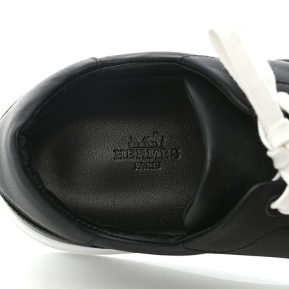 Hermes Calfskin Day Sneakers 39 Black 8 of 9