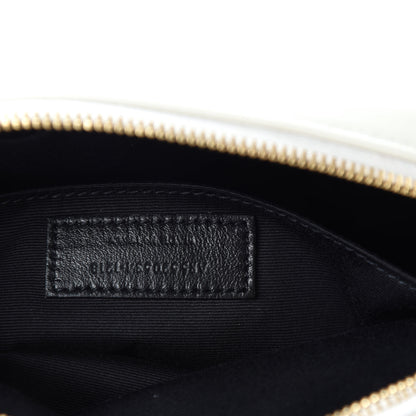 Saint Laurent Calfskin Matelasse Monogram Lou Camera Bag Crema Soft 9 of 10