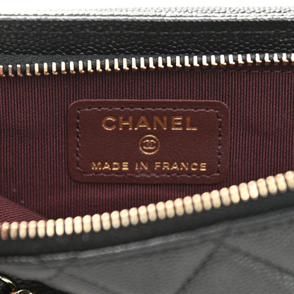 Chanel Caviar Quilted Zip Phone Case Black 7 of 8