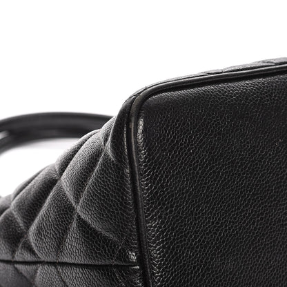 Chanel Caviar Quilted Medallion Tote Black 12 of 15