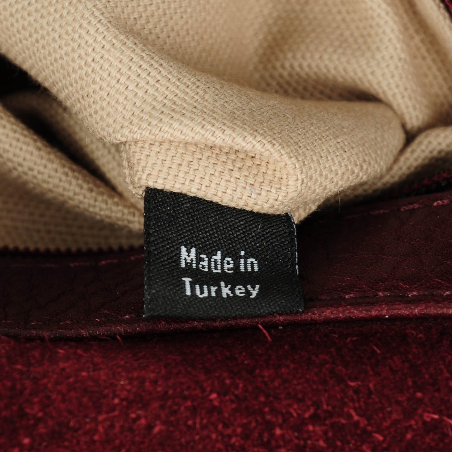 Soft Small Grain Tessie Satchel Oxblood