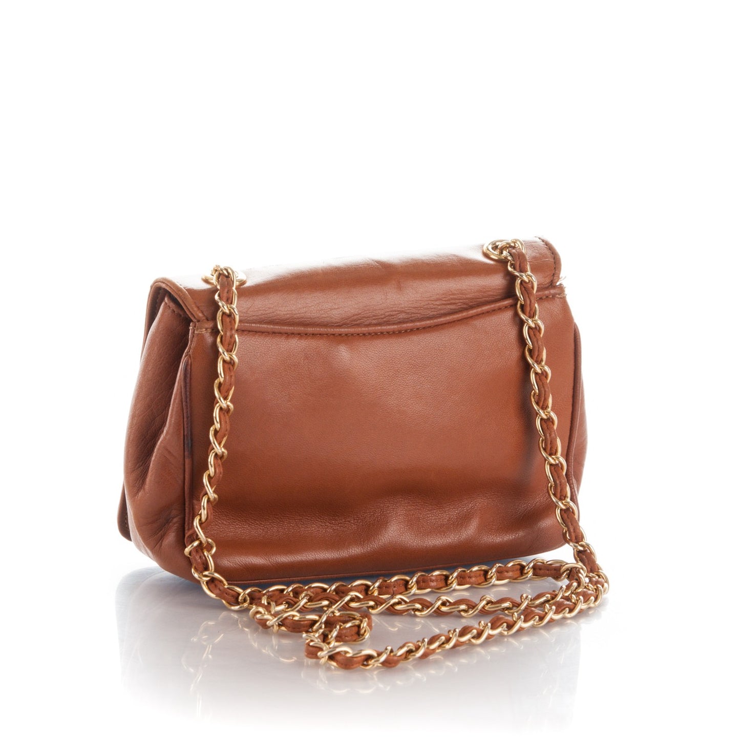 Lambskin Small CC Flap Brown