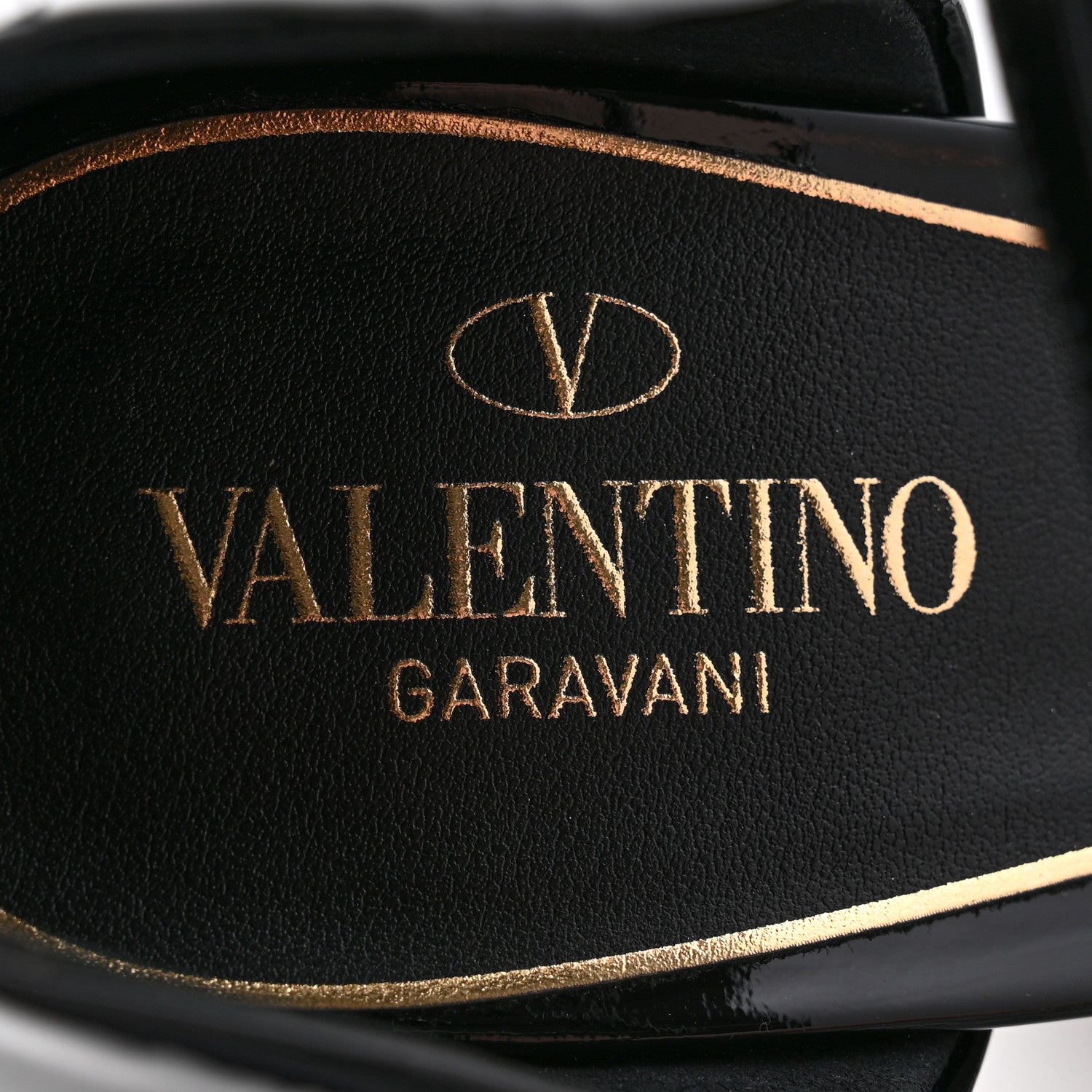 Valentino Garavani Patent DiscoBox 80/180mm Platform Pumps 38 Black 7 of 10