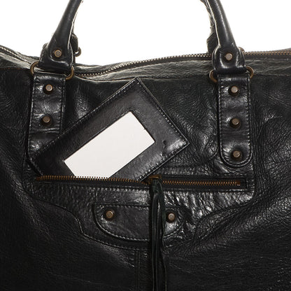 Balenciaga Chevre Classic Hardware Weekender Black 10 of 10